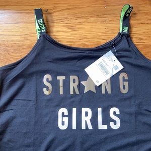 Strong Girls exercise tank
